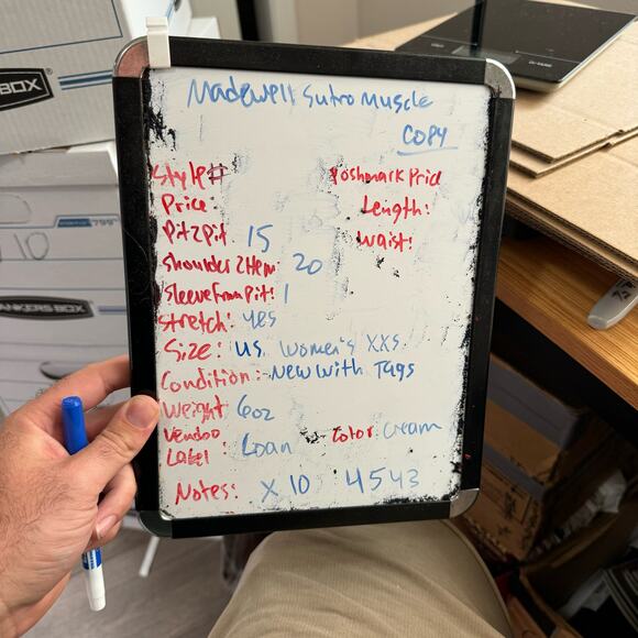 Madewell Sutro Muscle Casual Luxe Side Cinch Jersey Top US Women's XXS New - Picture 6 of 6